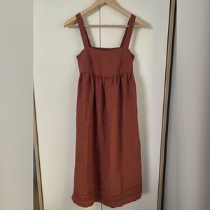 Knotsisters rust dress